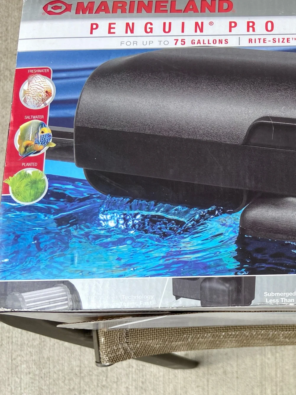 Marineland Penguin Power Filters- 1 Pro375 NWT & 1 Bio-Wheel Pro350 Used Two 4 1